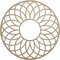 Ekena Millwork Cannes Wood Fretwork Pierced Ceiling Medallion, Birch, 18"OD x 6 1/8"ID x 3/8"T CMWP18X18X0375CNBI - alternate 1